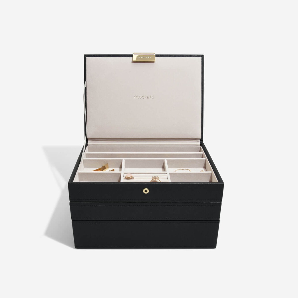 Black Classic Jewellery Box Set