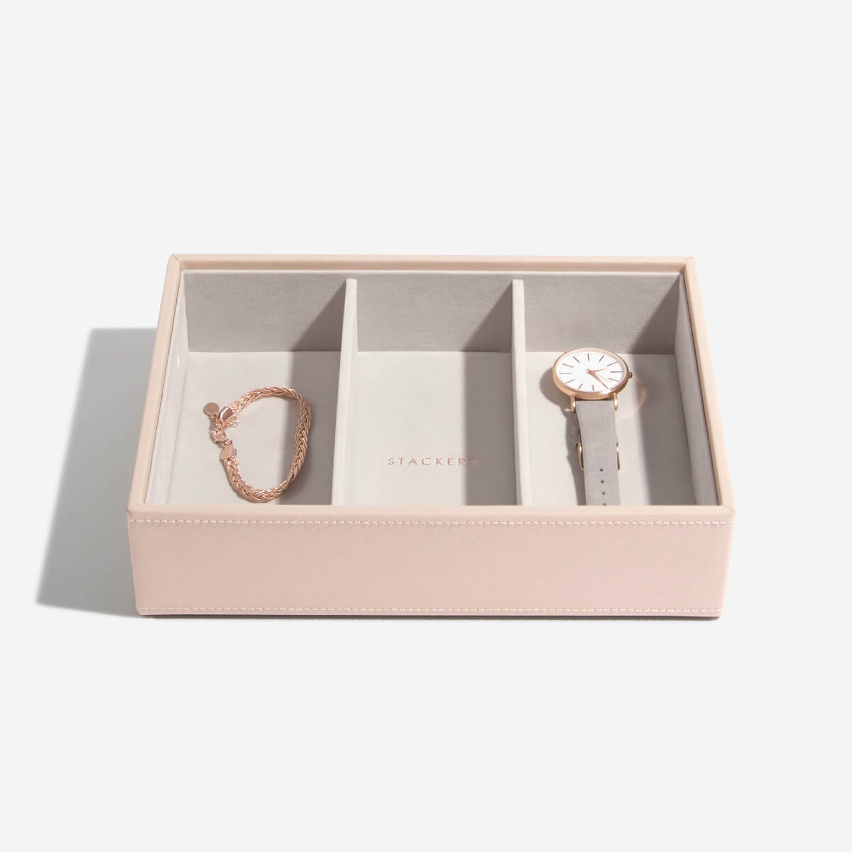 Stackers Blush Jewellery Box Deep Watch/Accessories Layer
