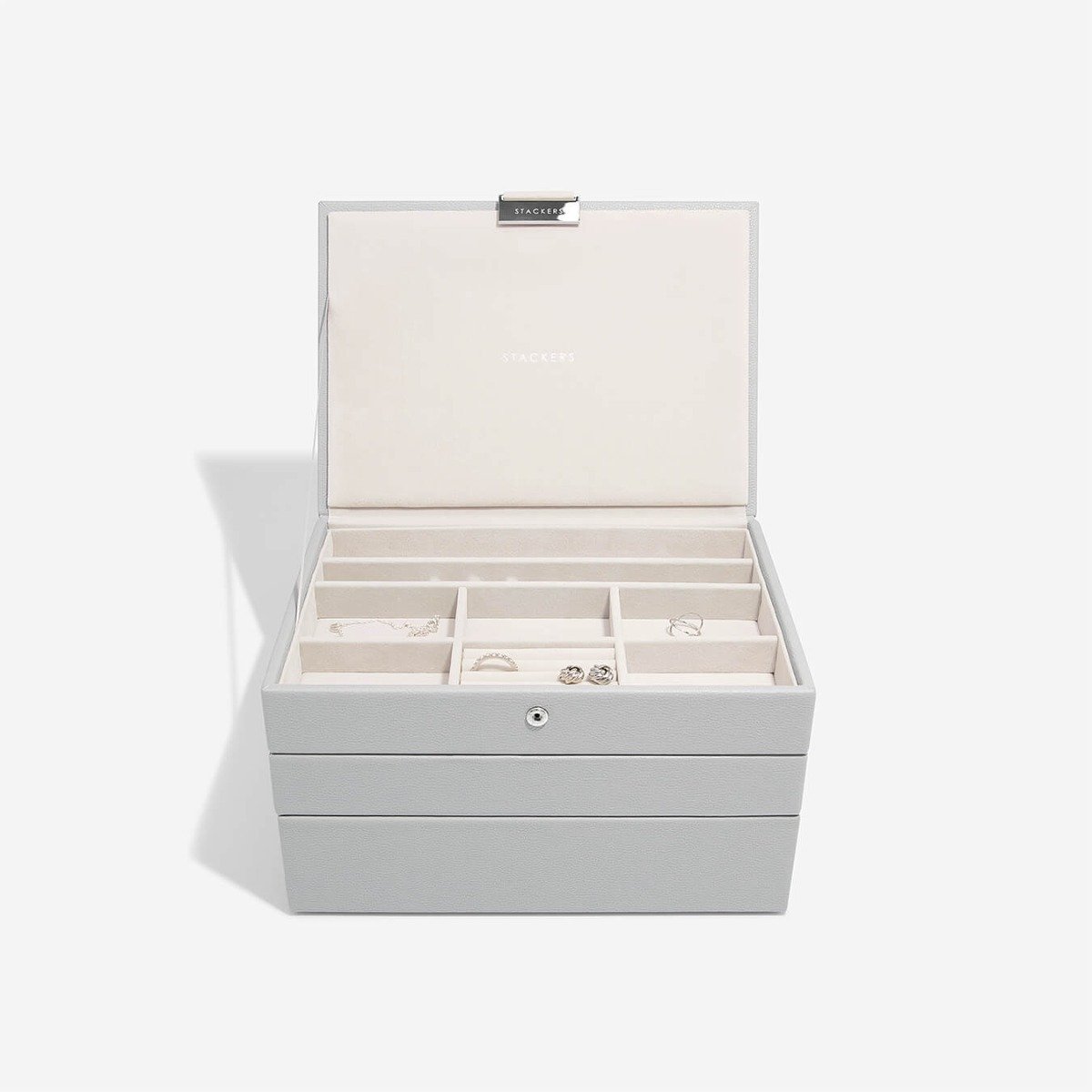 Pebble Grey Classic Jewellery Box Set