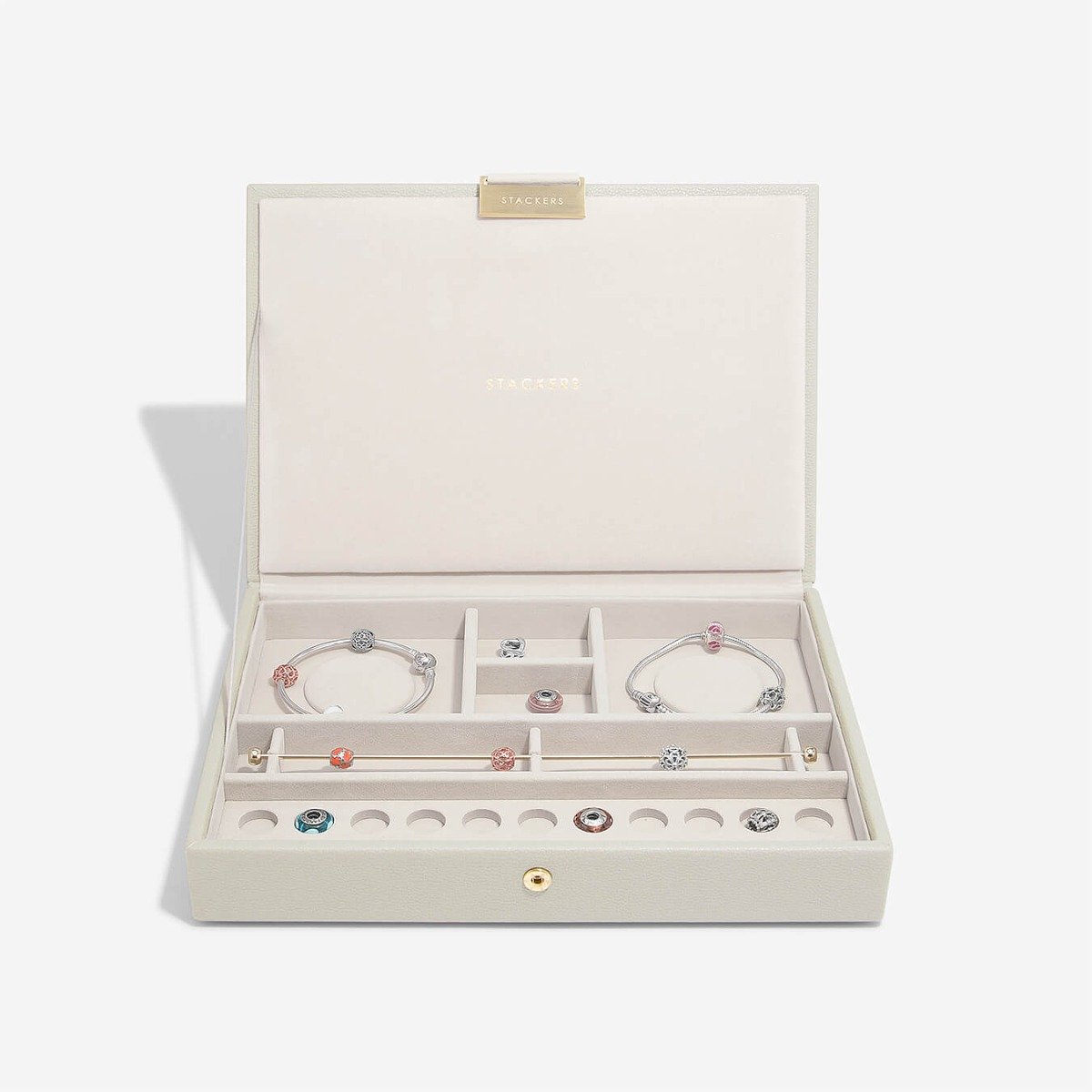 Oatmeal Classic Charm Jewellery Box Lid